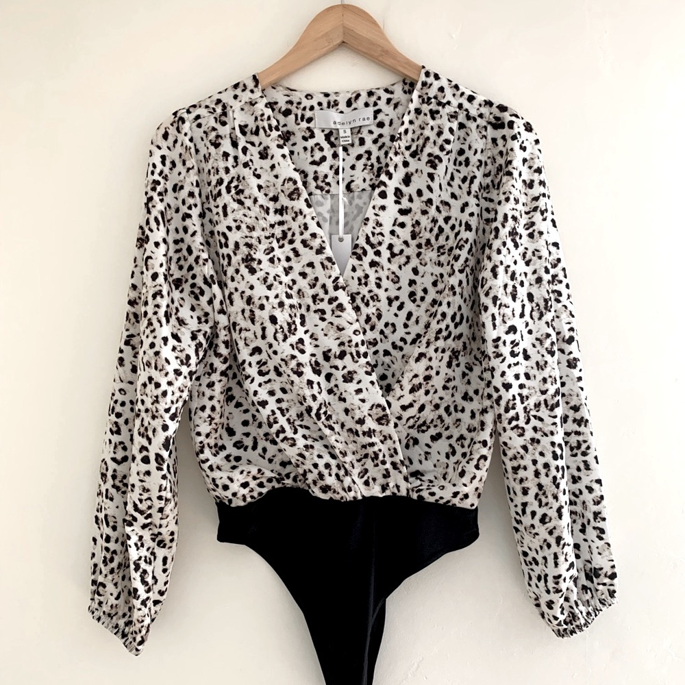 ADELYN RAE • ANIMAL PRINT BODYSUIT